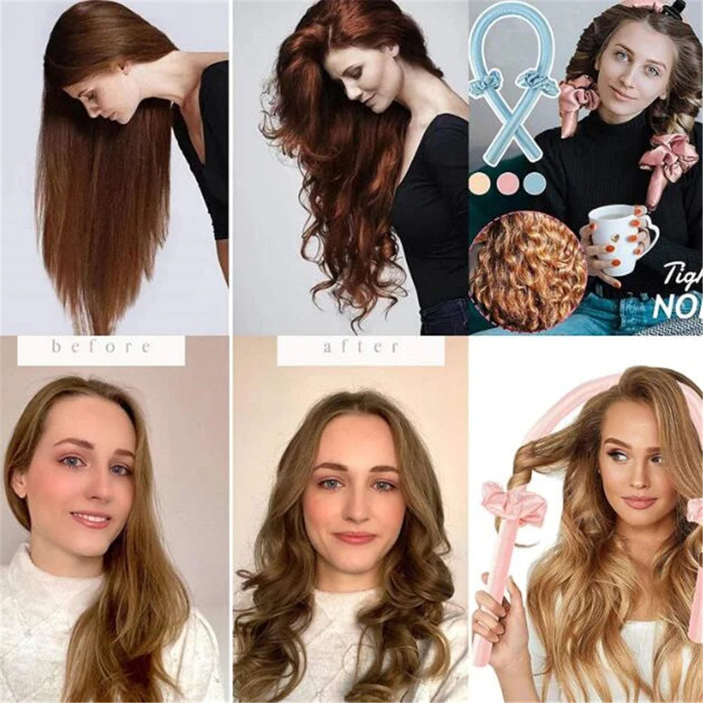 Heatless Curlers Hair Styling Tools