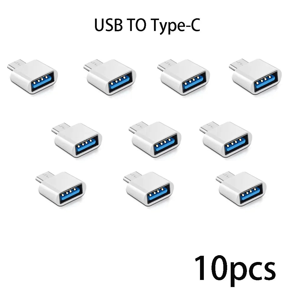 1-10PcsMini Type-C to USB Adapter