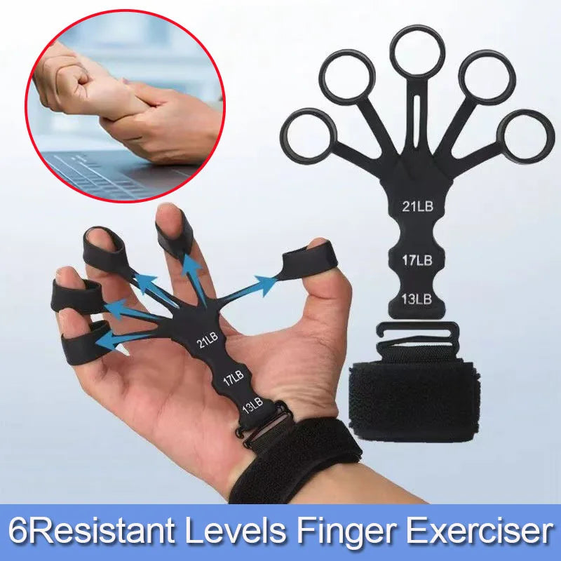 New Silicone Finger Trainer 5 Finger