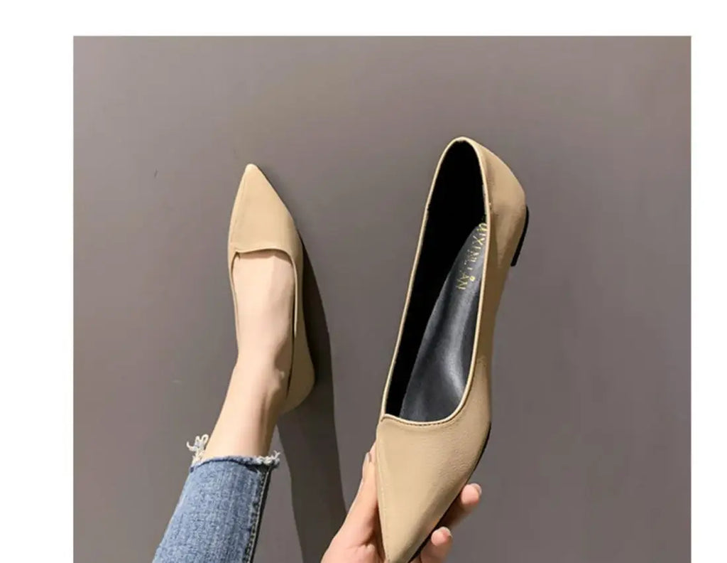 Women Fashion Pointed Toe Slip on Shoes