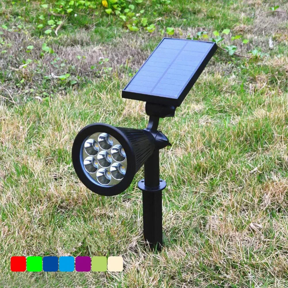 Solar Spotlights for Outdoor and Waterproof