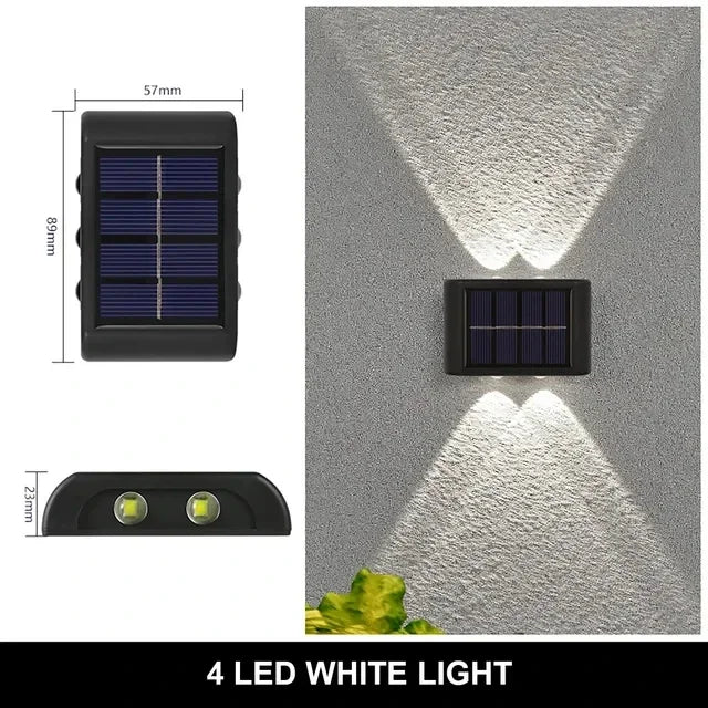 Solar Wall Lamp Outdoor Waterproof Solar Powered Light