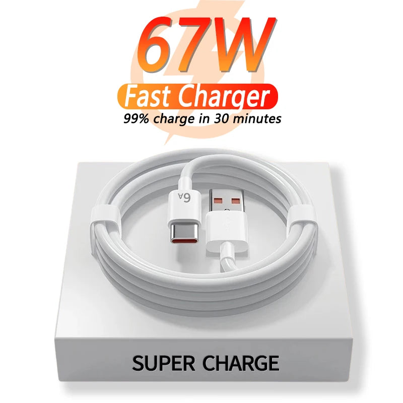 67W USB Super Fast Charger Power Adapter Type C