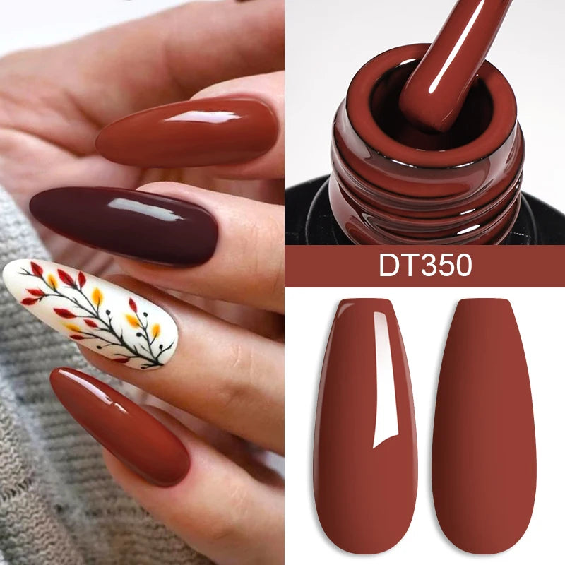 7ml Wine Red Gel Nail Polish Long-Lasting