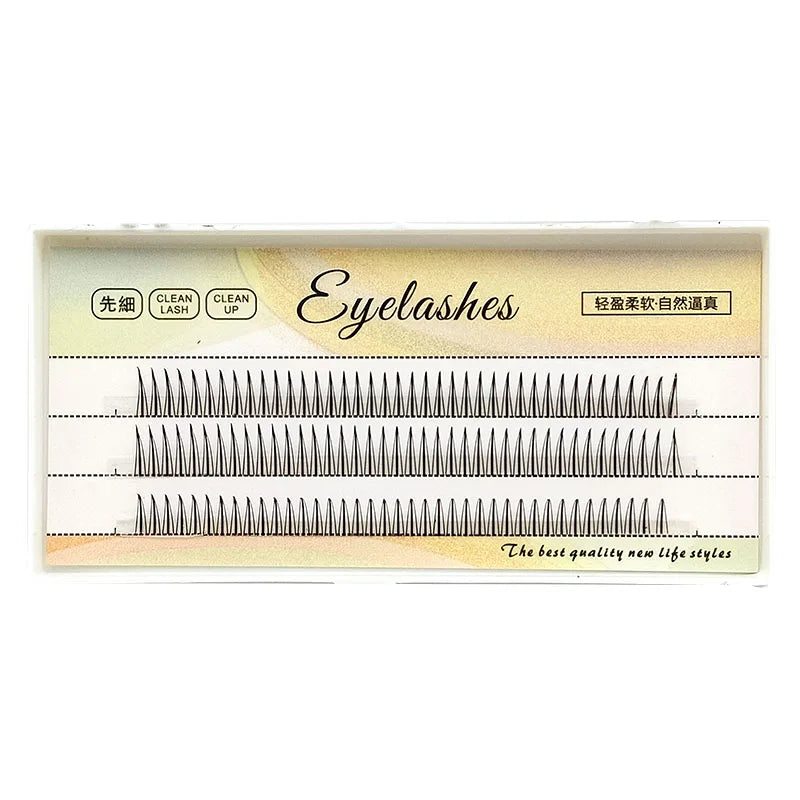New A/M Shape Professional Makeup Individual Lashes