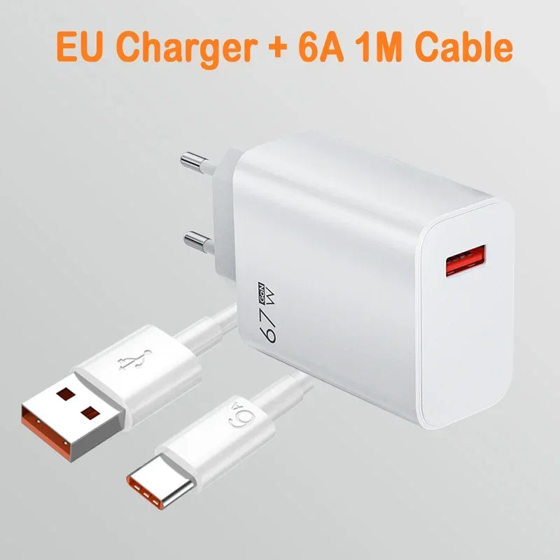 67W Fast USB Charger