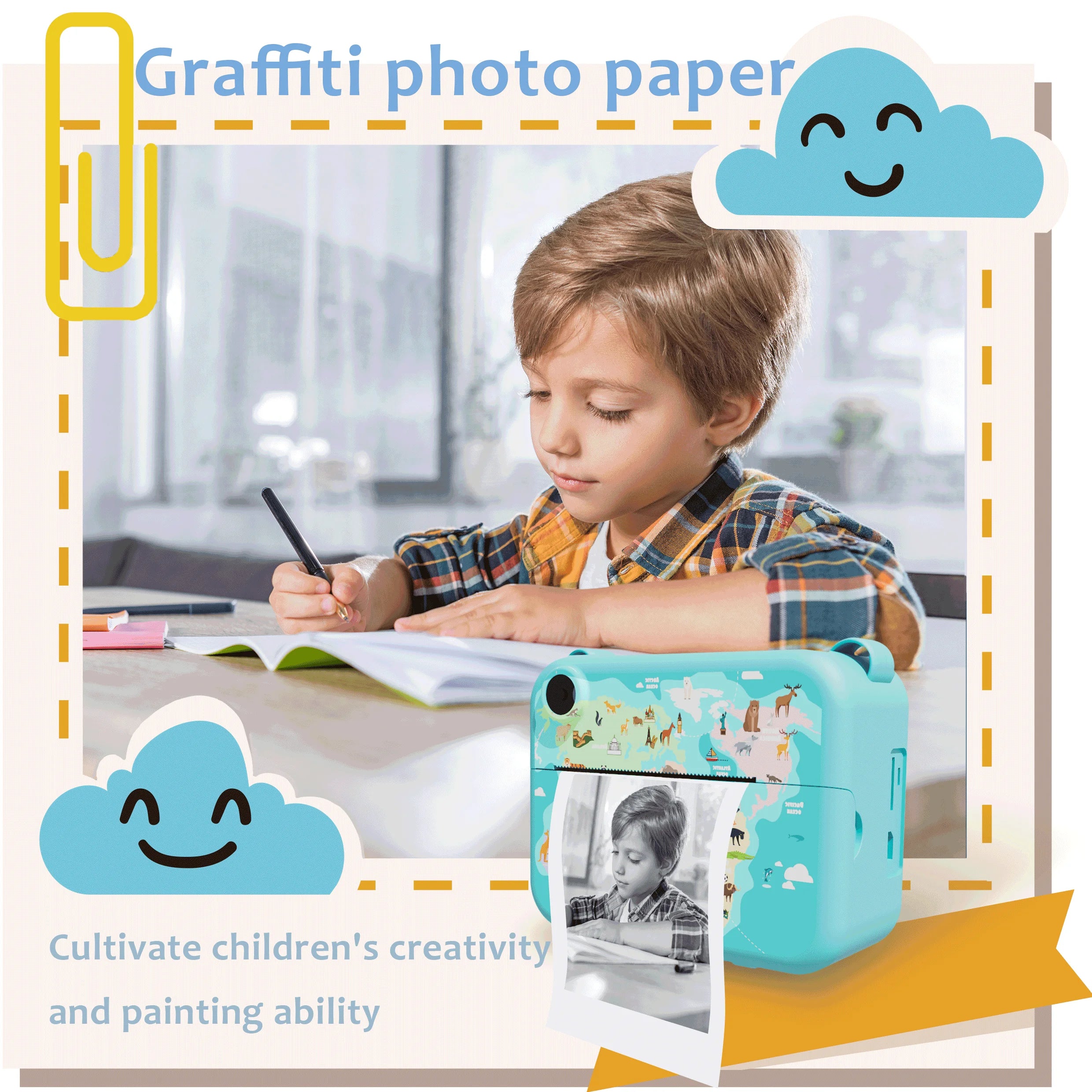 Digital Kids Instant Printing Camera