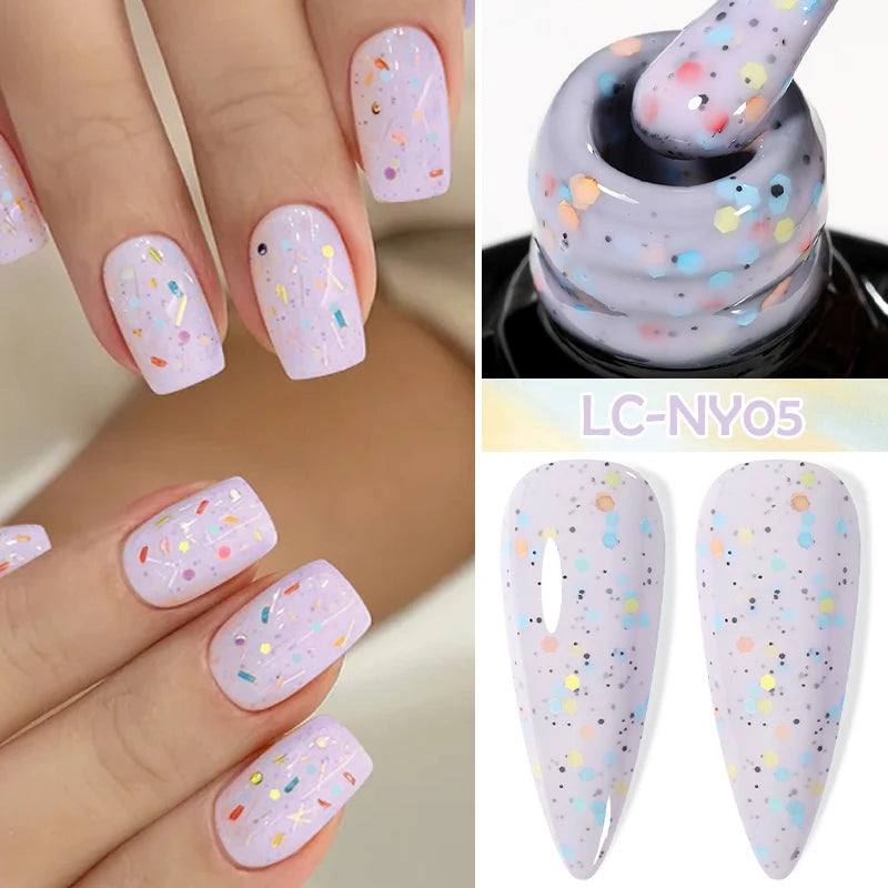 LILYCUTE 7ml Macaron Cream Gel Nail Polish