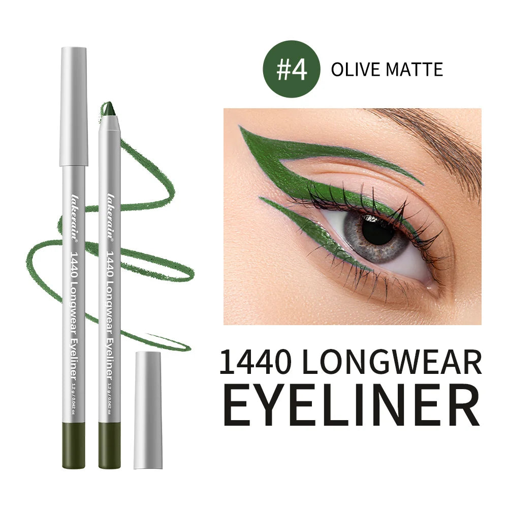 12 Colors Eyeliner Pencil Long-lasting