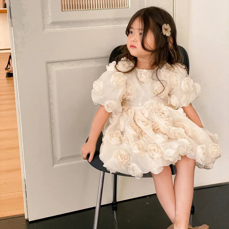Korean Style Summer Baby Girl Dress,Princess Dresses Party Wedding Formal Clothes
