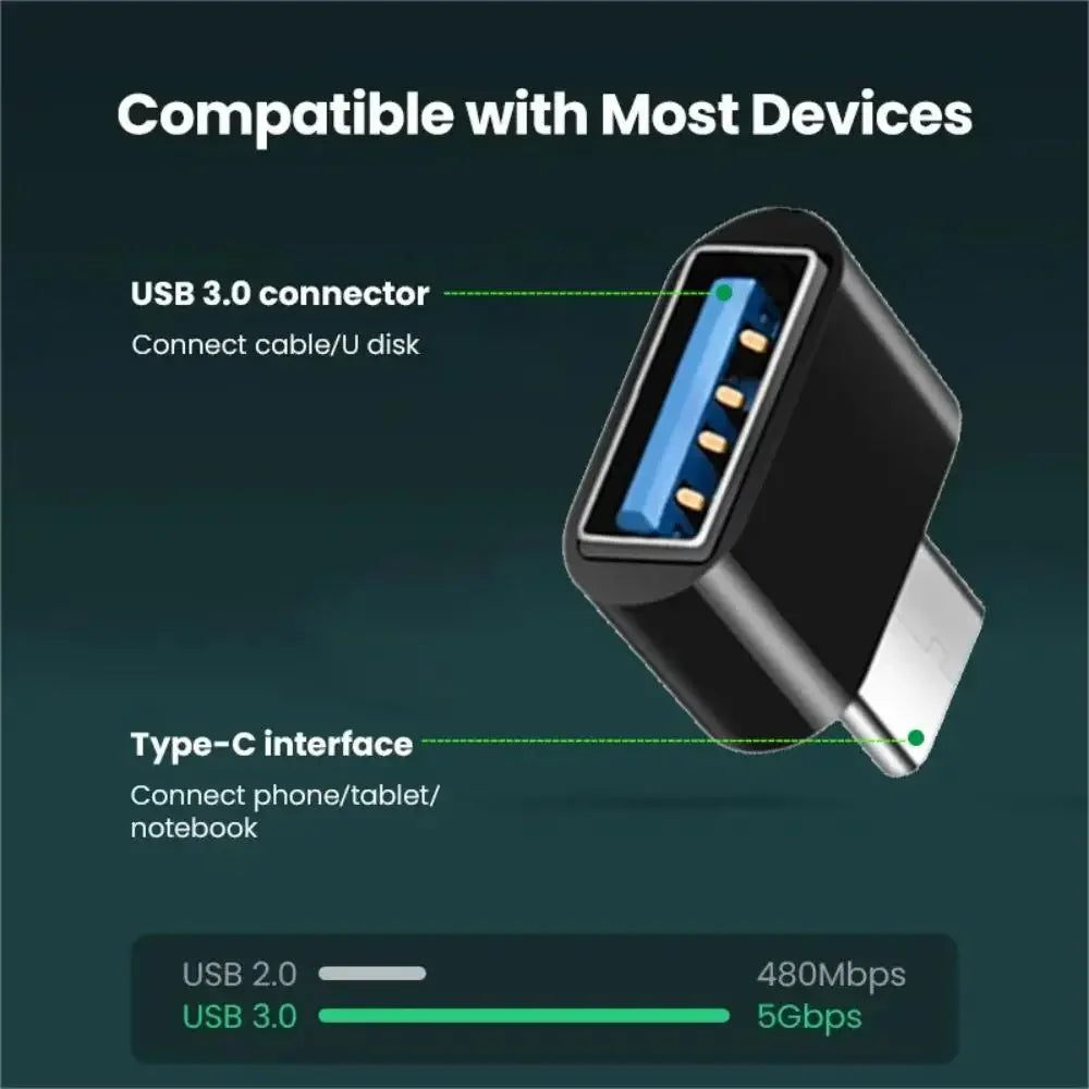 1-10PcsMini Type-C to USB Adapter