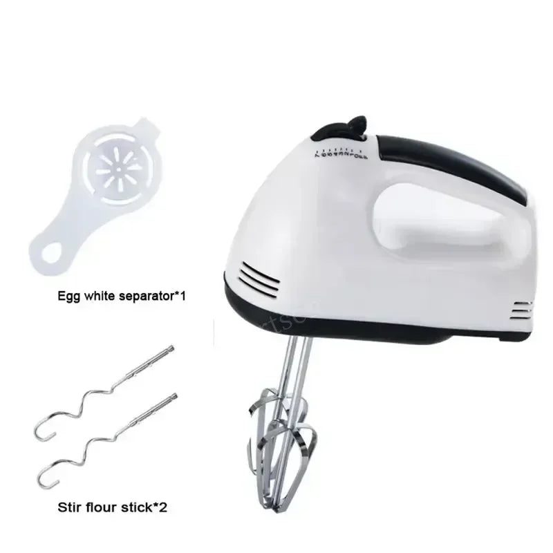 Multifunctional 7 Speed Mini Mixer Electric, Automatic Cream Food Cake Baking Dough Mixer