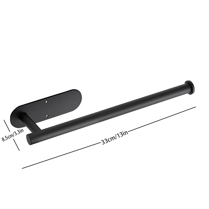Paper Towel Holder Adhesive Tissue Hanger Toilet Roll Paper