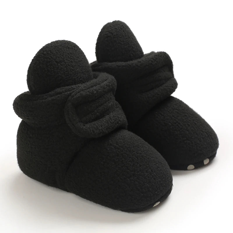 Autumn and Winter 0-1 Year Old Colorful Love Cotton Shoes