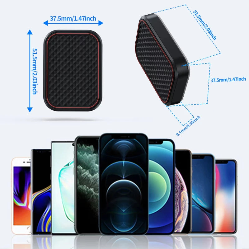 Magnetic Car Phone Mount Rectangle Flat Universal Car Phone Holder