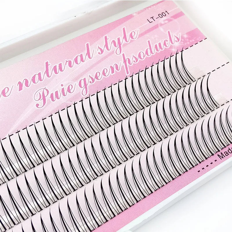 New A/M Shape Professional Makeup Individual Lashes