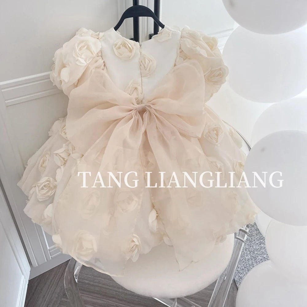 Princess dress for Wedding First Birthday Pageant Party Ball Gown Children Wear 1-12 Years