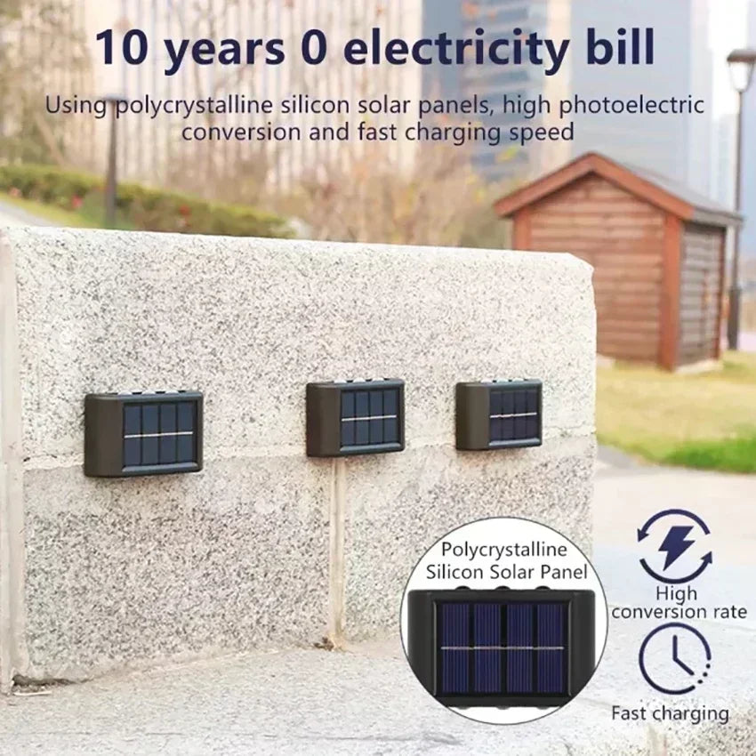 Solar Wall Lamp for Outdoor