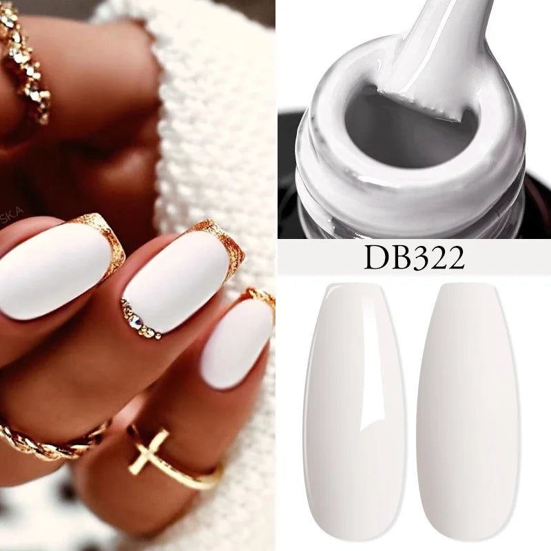 Gold Sliver Reflective Nail Gel Polish