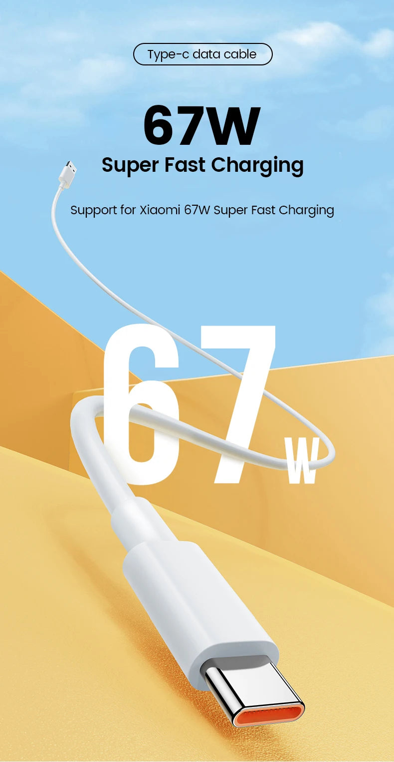 67W USB Super Fast Charger Power Adapter Type C