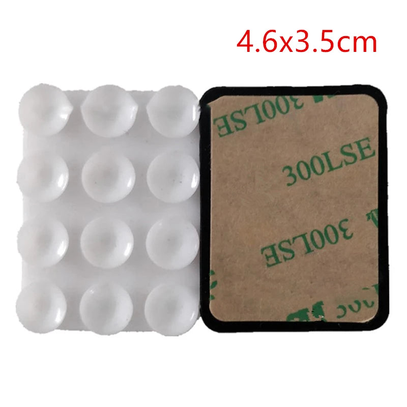 Double Side Silicone Suction Pad For Mobile Phone Fixture