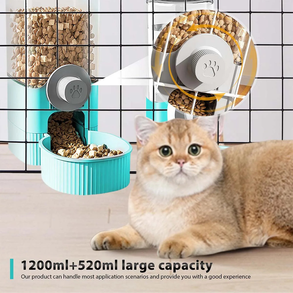 Hanging Automatic Pet Food Feeder/Water