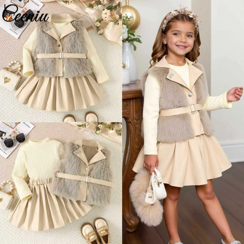 Fashion Children Winter Outfits For Girls Clothing