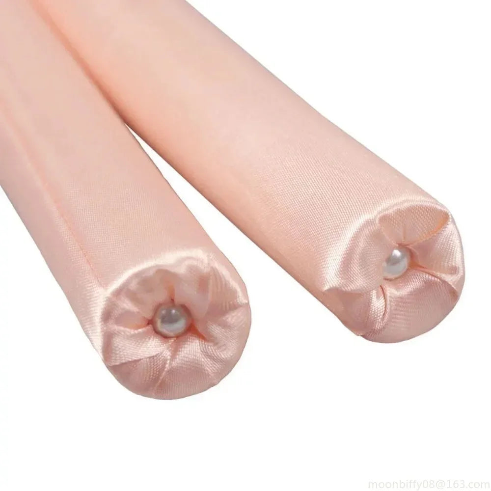 No Heat Silk Curls Ribbon Hair Rollers