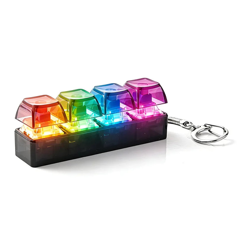 4-Button Fingertip Keyboard keychain