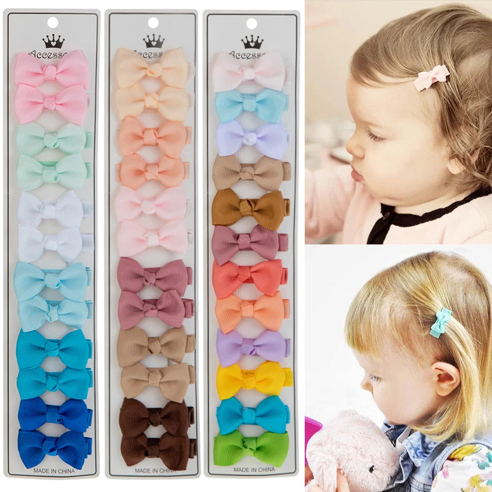 12Pcs/Lot 4.5cm Kids Hair Clips