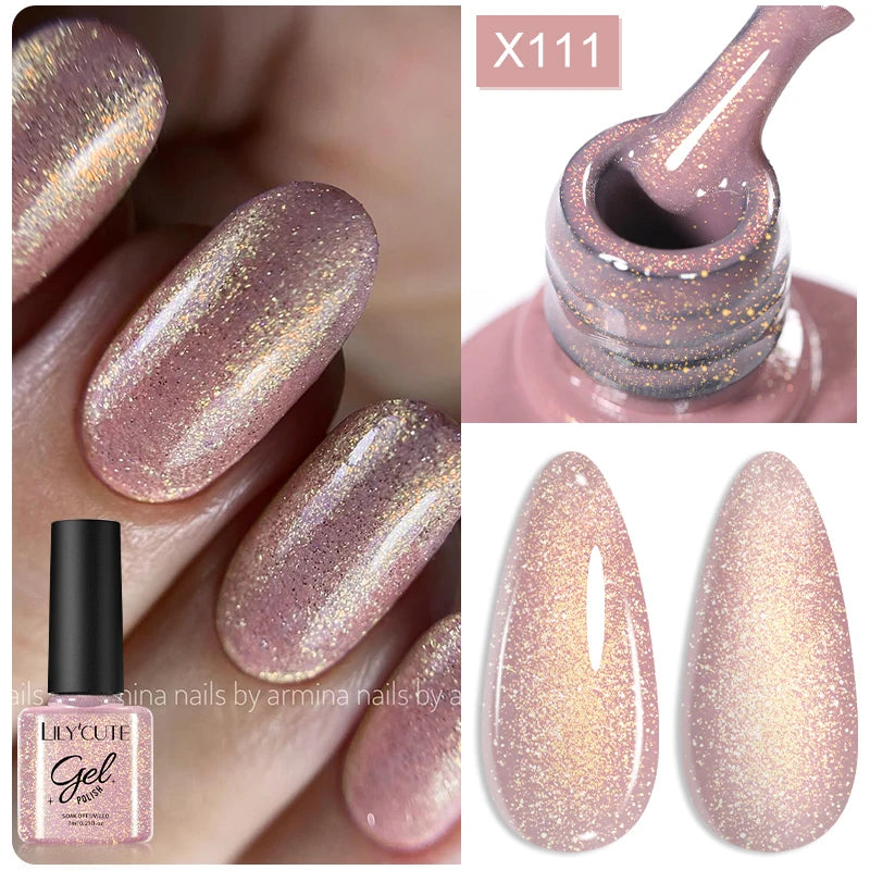 LILYCUTE 7ml Macaron Cream Gel Nail Polish