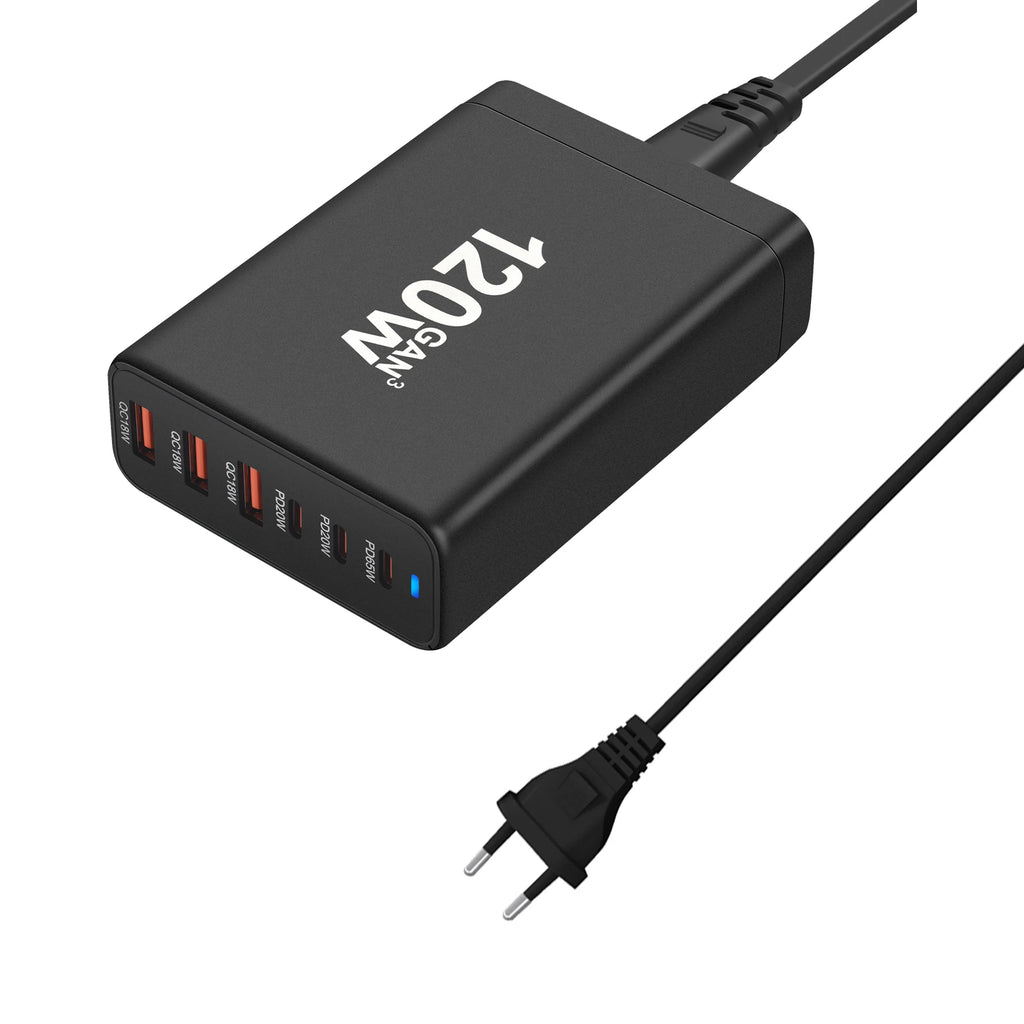 120W GAN Multi USB Charging