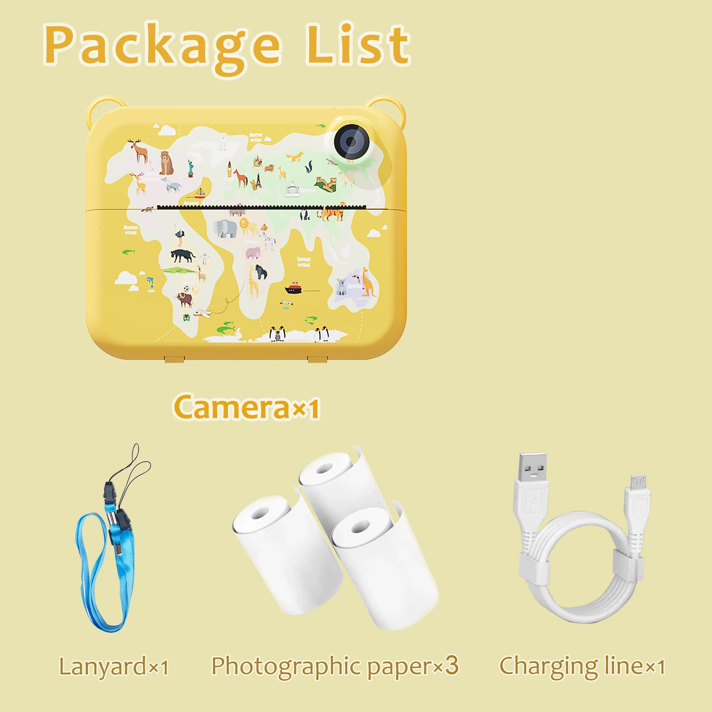 Digital Kids Instant Printing Camera