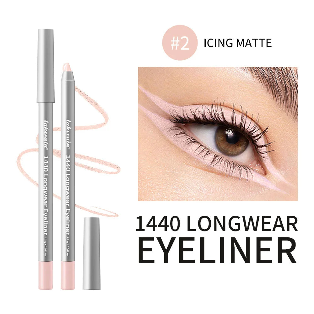 12 Colors Eyeliner Pencil Long-lasting