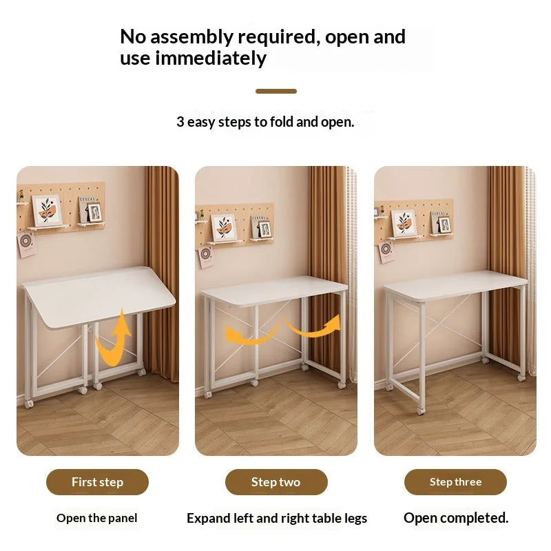 Folding Dining Table Portable Space Saving Small Apartment
