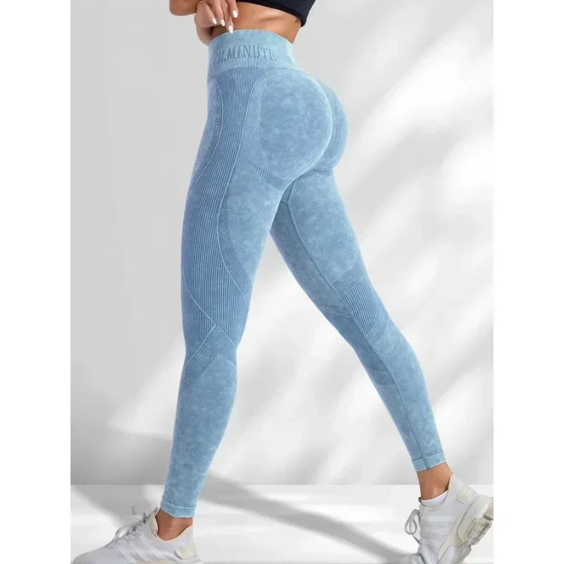 Women Seamless Gym High Waist Yoga Leggings