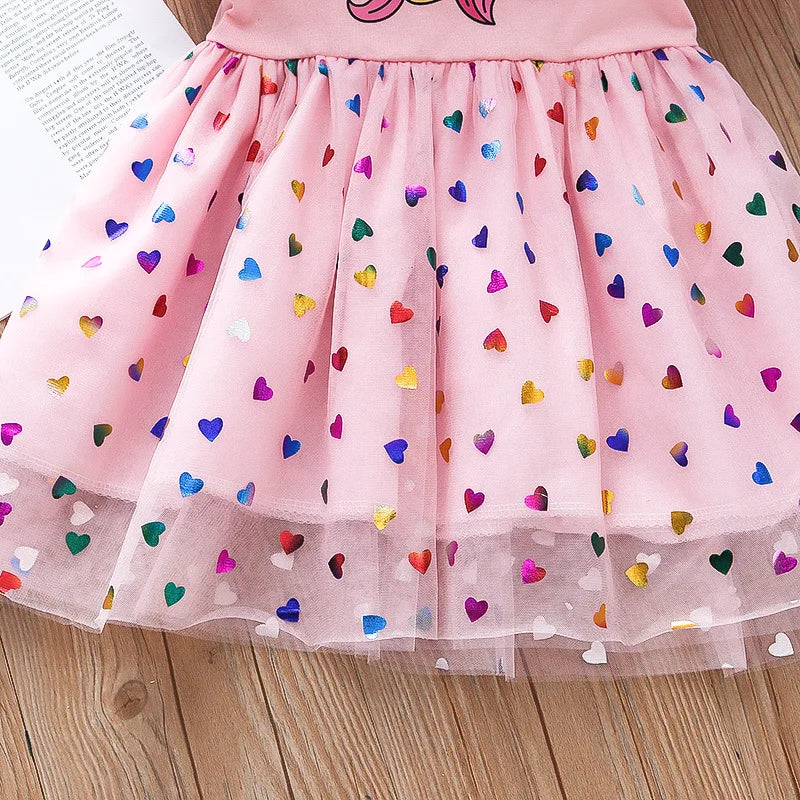Girls New Style Dress Little Princess Vest Dress Fluffy Gauze Suspender Skirt