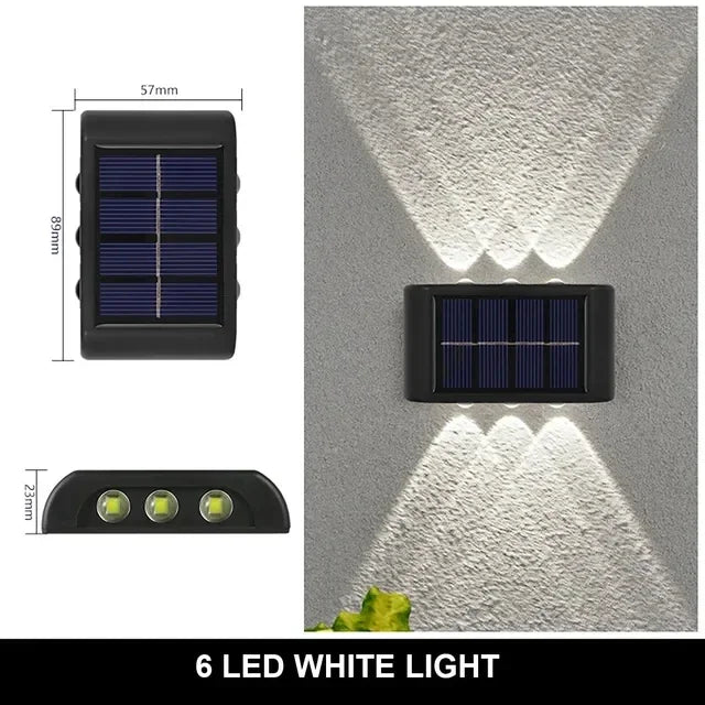 Solar Wall Lamp Outdoor Waterproof Solar Powered Light