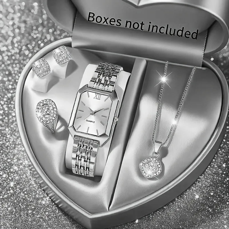 5PCS Womens Elegant Jewelry Set