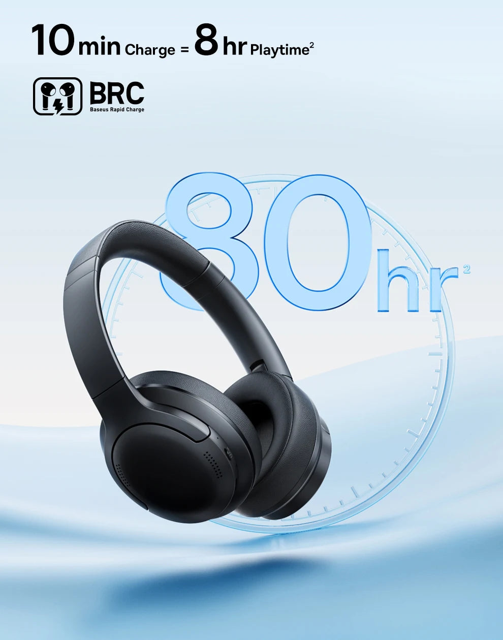 Wireless Headphones Bluetooth, Battery Capacity: 600 mAh / 2.22 Wh