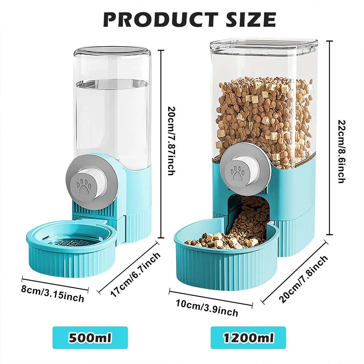 Hanging Automatic Pet Food Feeder/Water