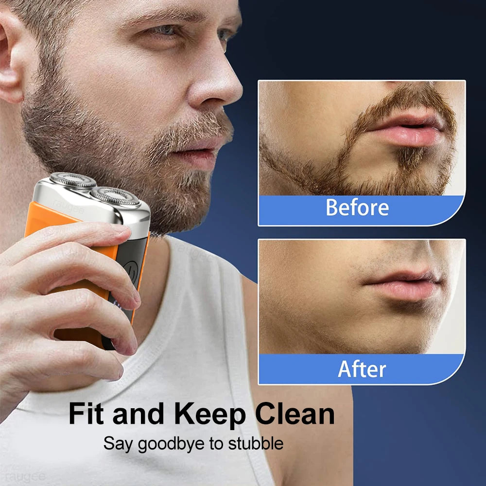 Electric Shaver for Men Dual-Head Blade Electric Razor