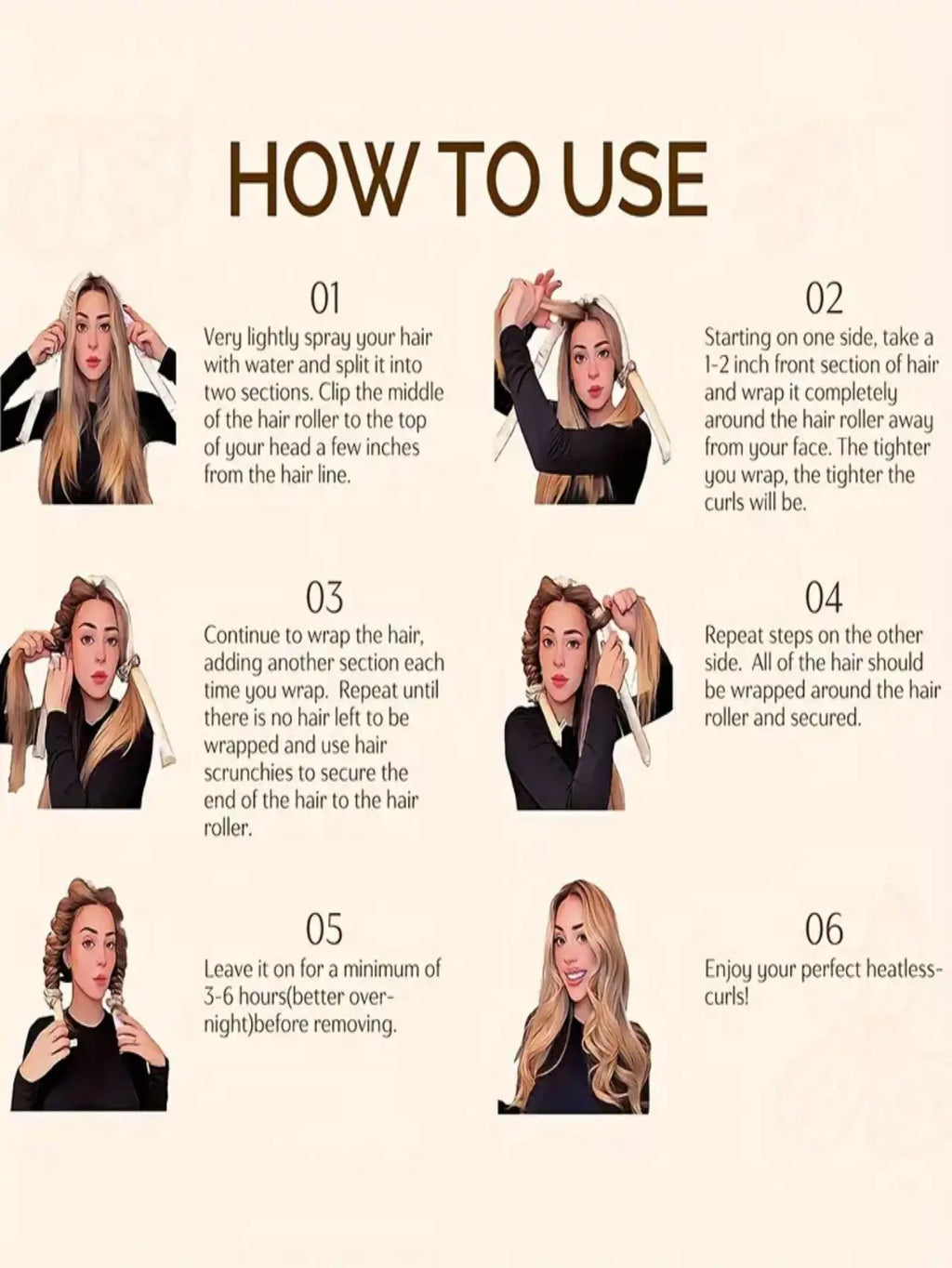 Heatless Curling Headband
