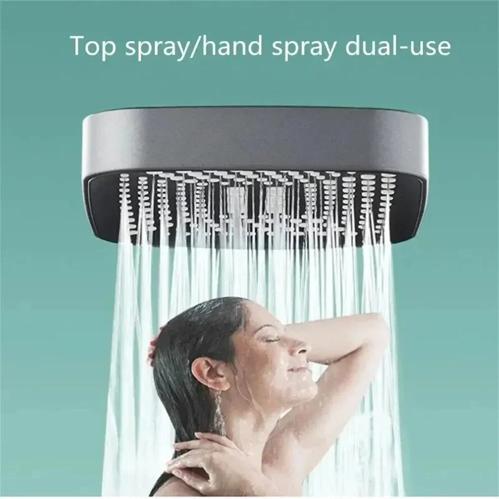 Adjustable Shower Head 3 Mode Rainfall Shower