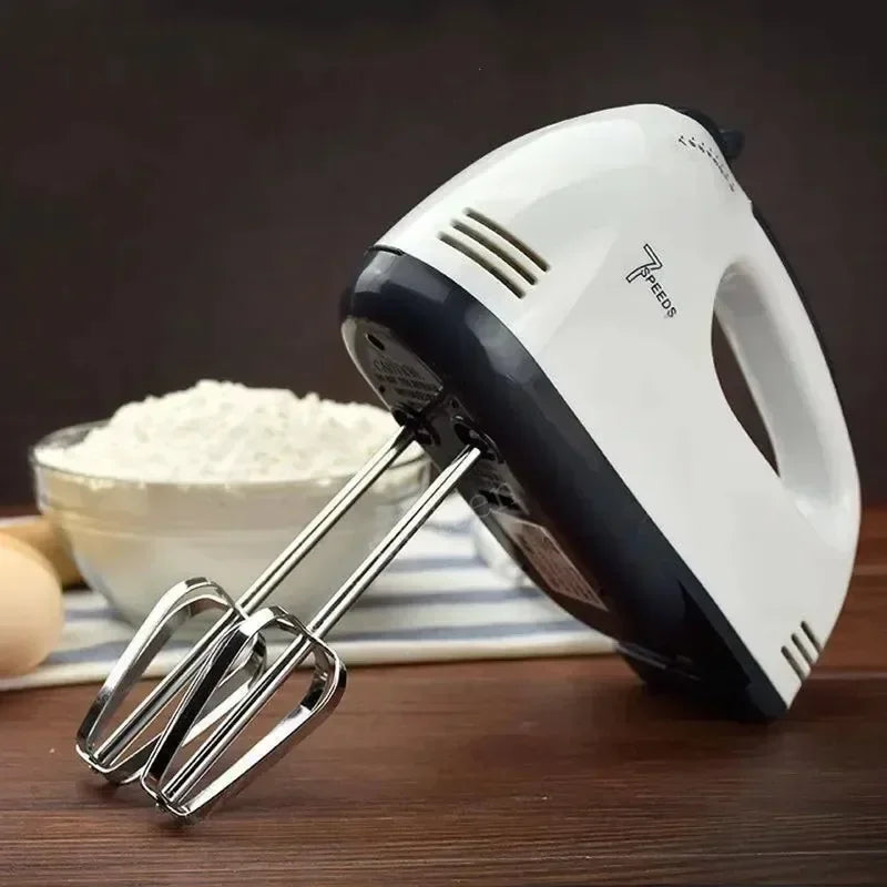Multifunctional 7 Speed Mini Mixer Electric, Automatic Cream Food Cake Baking Dough Mixer