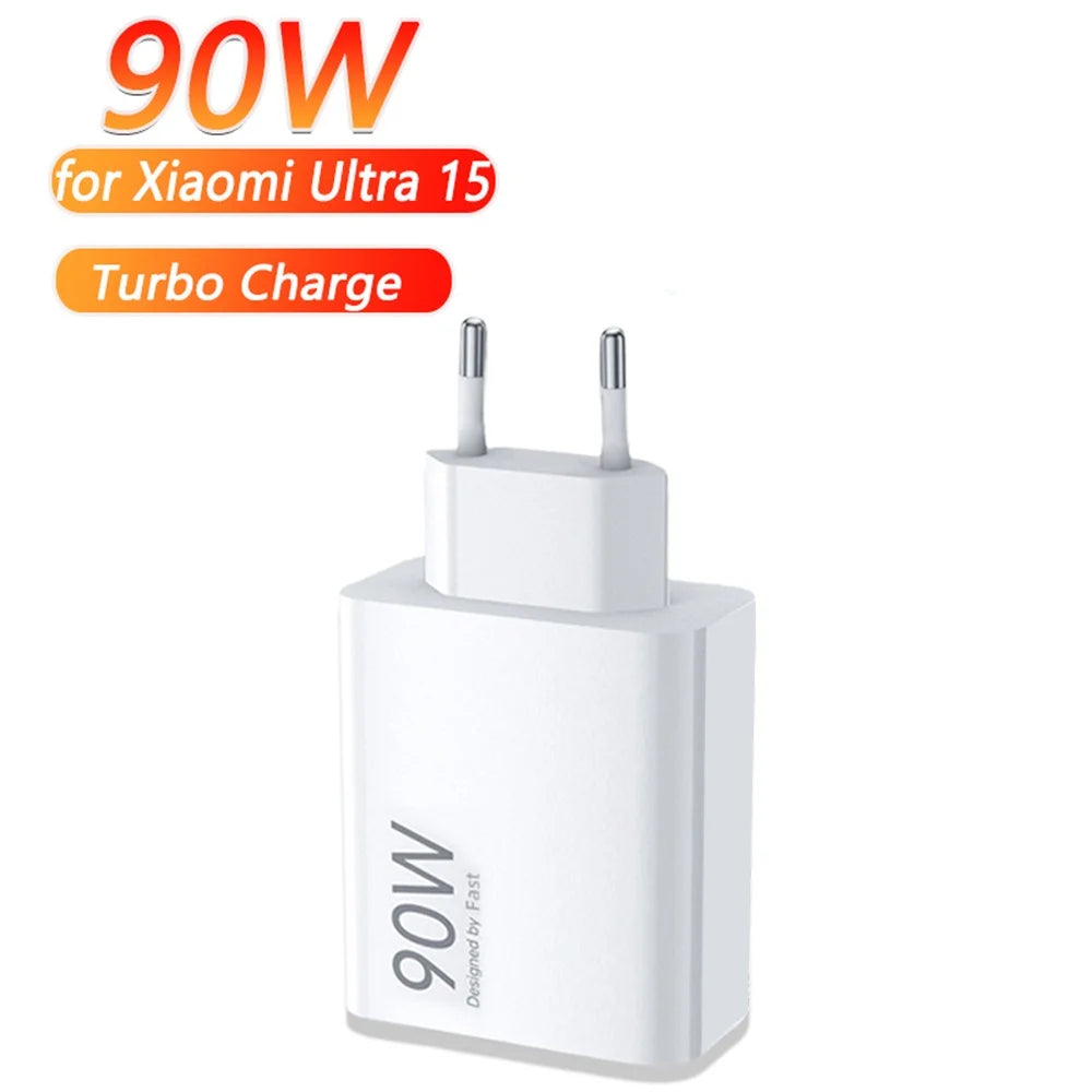 90W USB Fast Charging Adapter with Type C