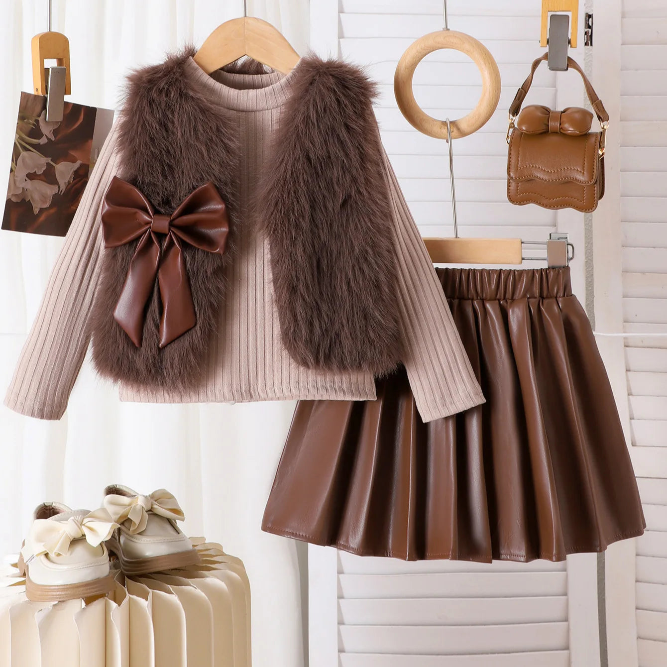Fashion Children Winter Outfits For Girls Clothing