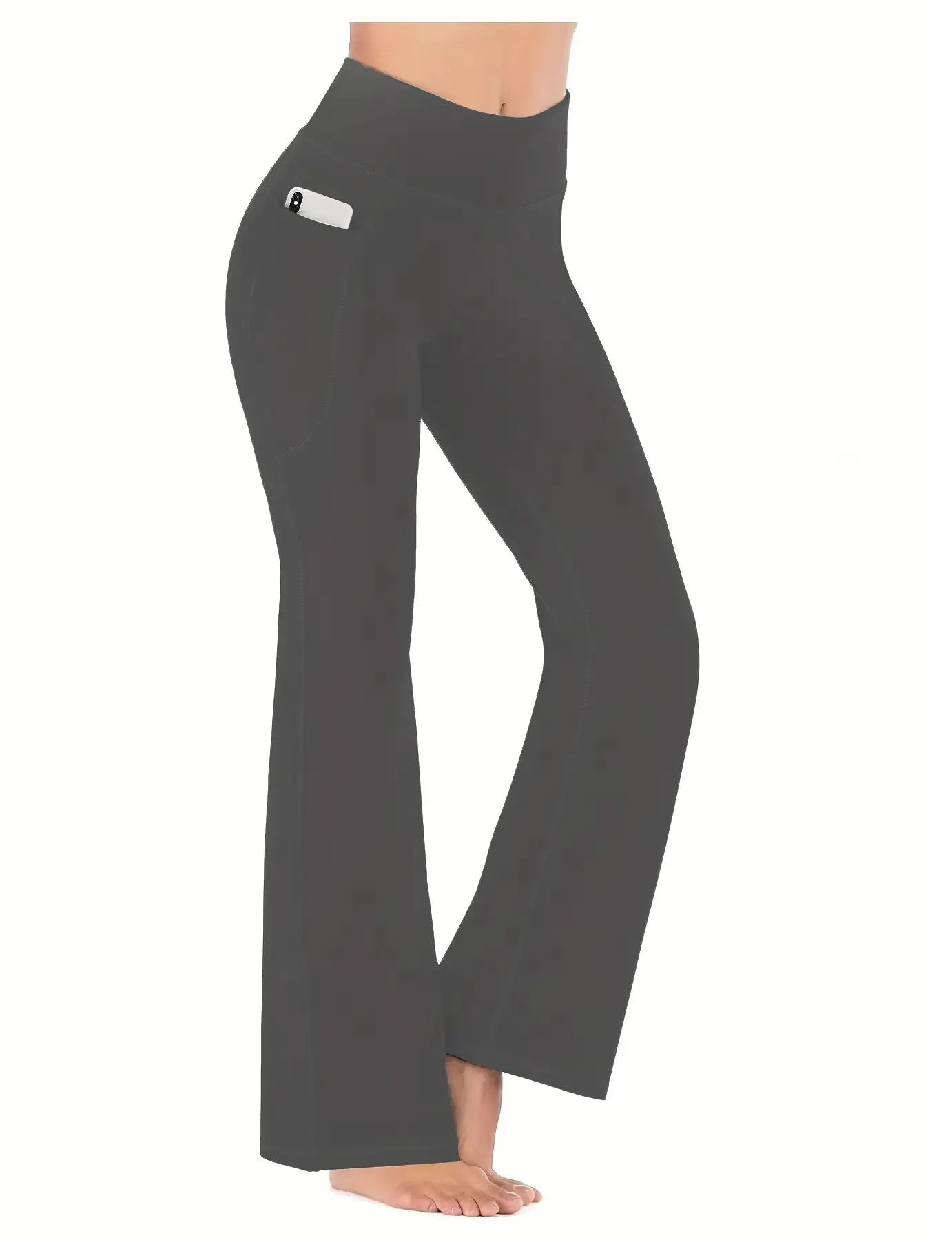 Women's Flared Pants with Pockets