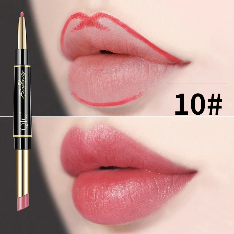 2 IN 1 Lip Liner Waterproof and Long Lasting