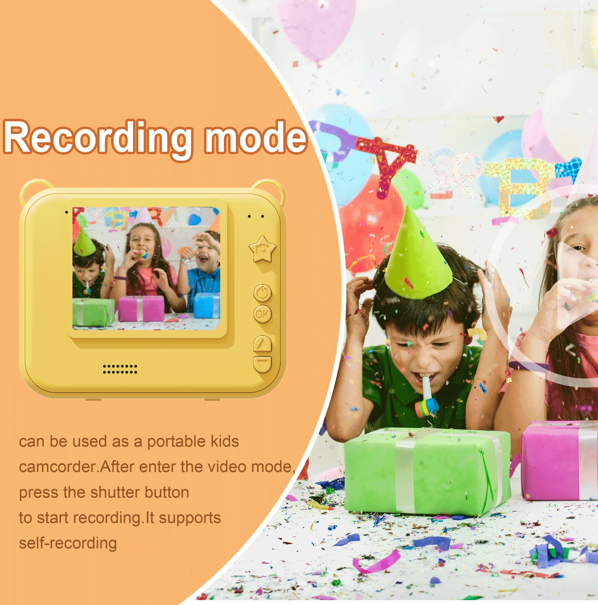 Digital Kids Instant Printing Camera